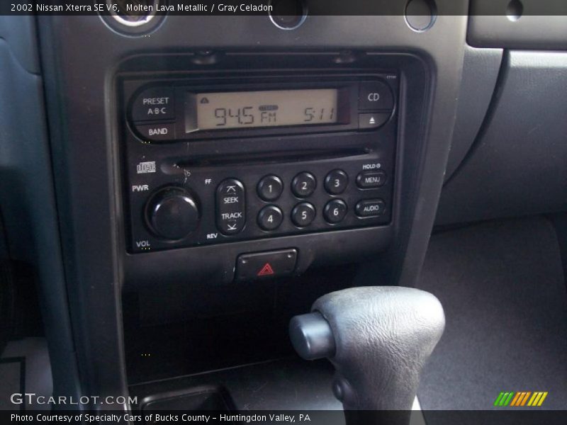 Molten Lava Metallic / Gray Celadon 2002 Nissan Xterra SE V6