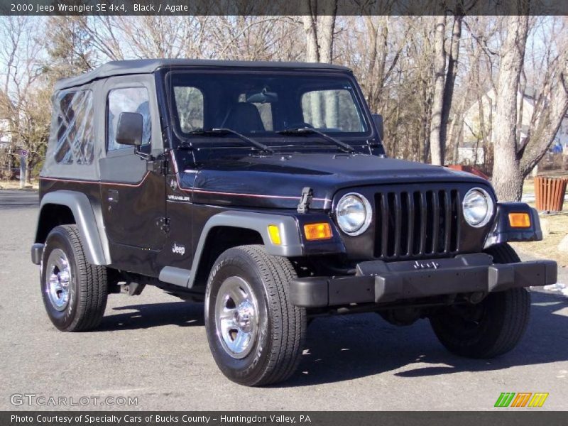 Black / Agate 2000 Jeep Wrangler SE 4x4