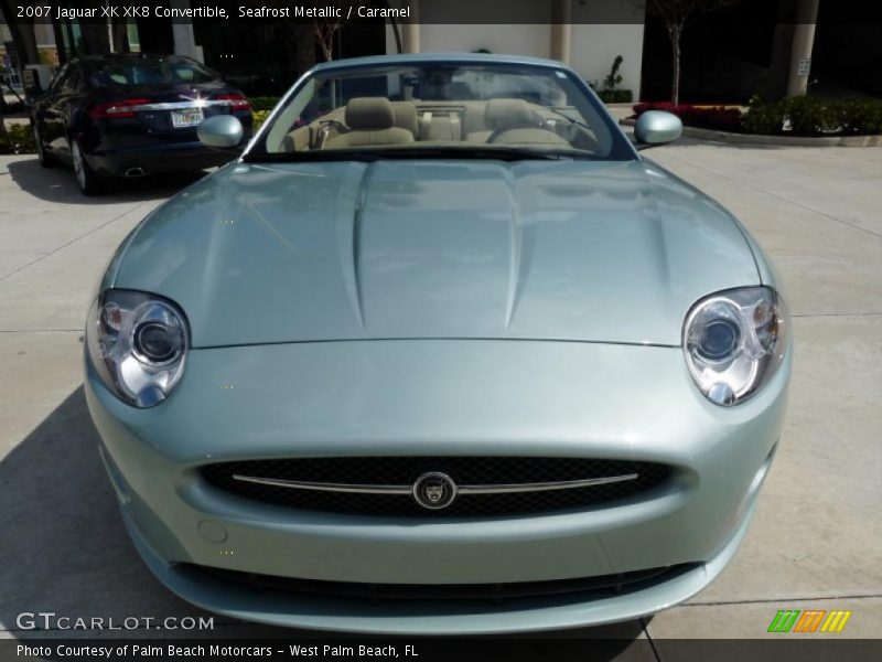 Seafrost Metallic / Caramel 2007 Jaguar XK XK8 Convertible