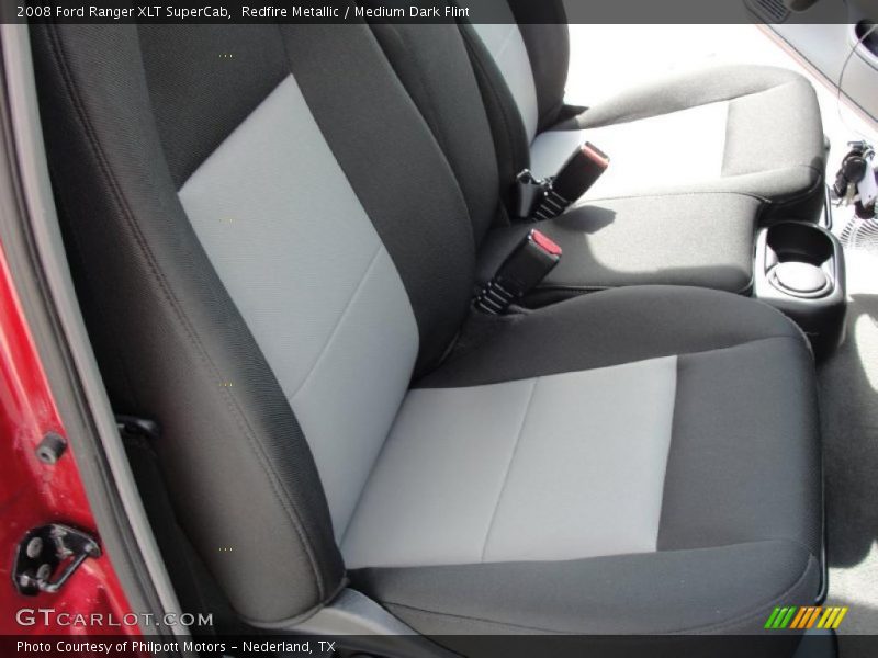 Redfire Metallic / Medium Dark Flint 2008 Ford Ranger XLT SuperCab