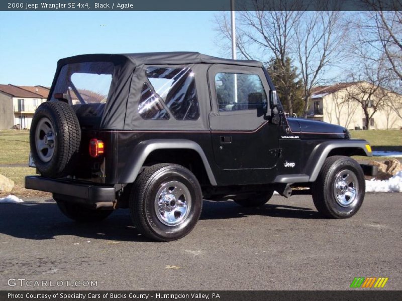 Black / Agate 2000 Jeep Wrangler SE 4x4
