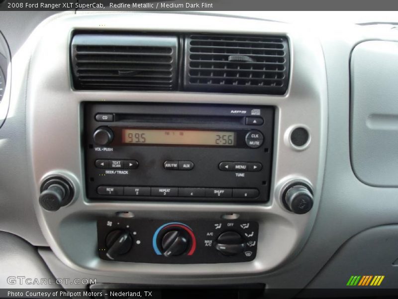 Controls of 2008 Ranger XLT SuperCab