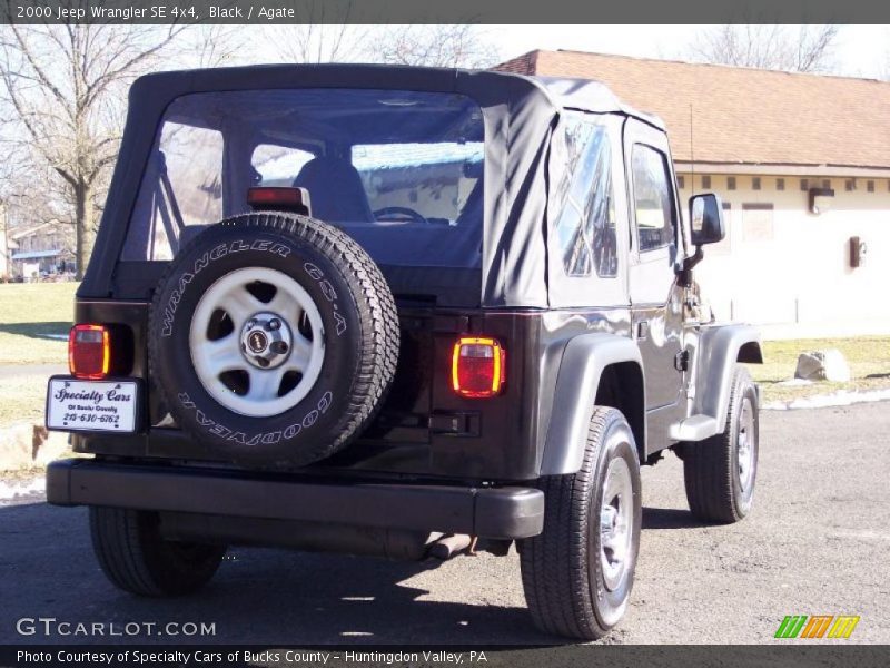 Black / Agate 2000 Jeep Wrangler SE 4x4