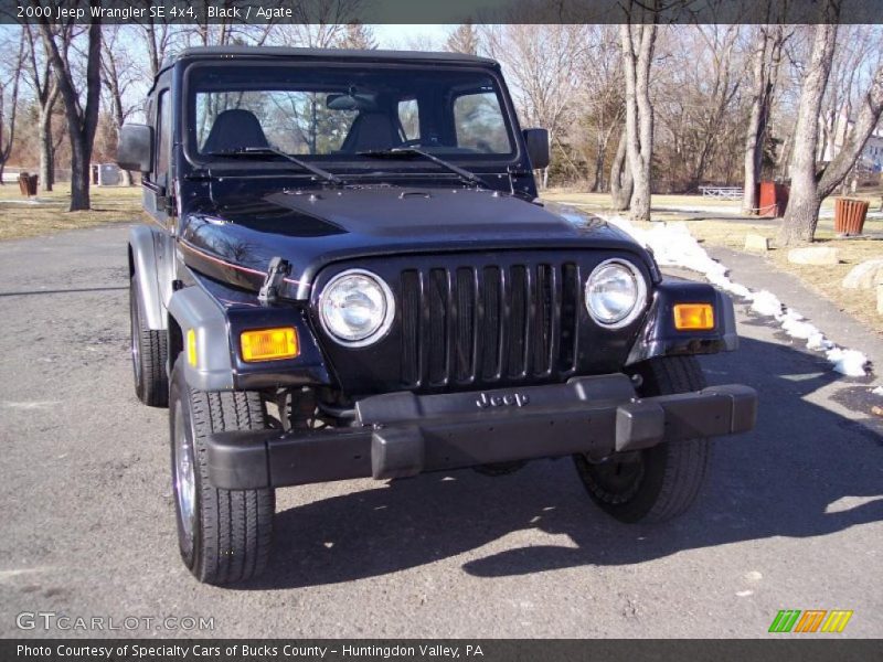 Black / Agate 2000 Jeep Wrangler SE 4x4