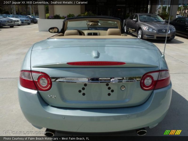 Seafrost Metallic / Caramel 2007 Jaguar XK XK8 Convertible