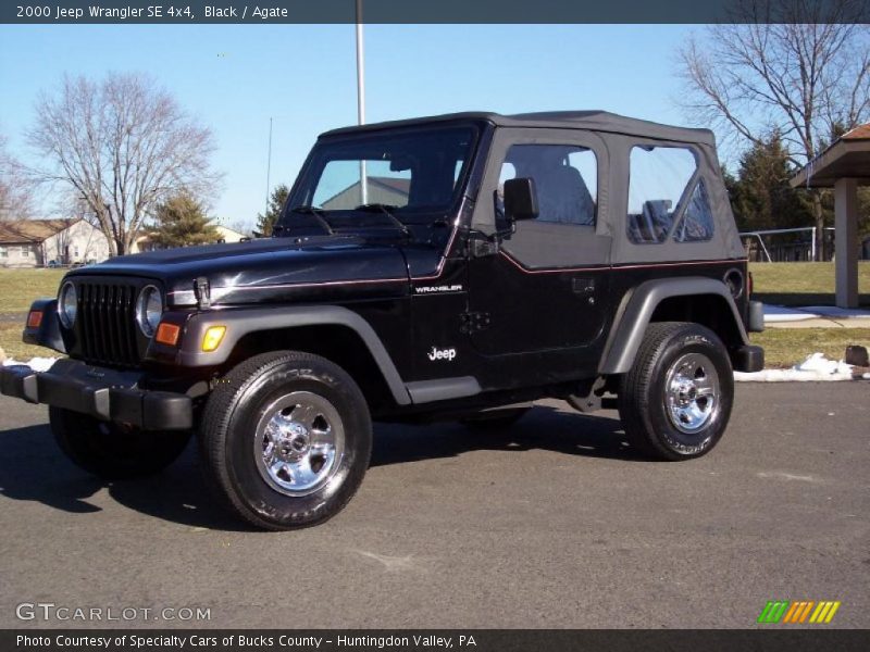 Black / Agate 2000 Jeep Wrangler SE 4x4