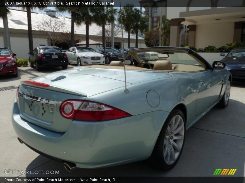 Seafrost Metallic / Caramel 2007 Jaguar XK XK8 Convertible