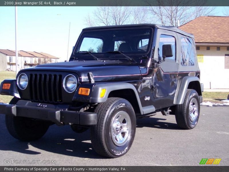 Black / Agate 2000 Jeep Wrangler SE 4x4