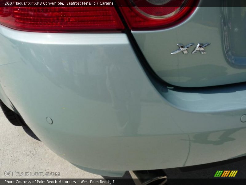 Seafrost Metallic / Caramel 2007 Jaguar XK XK8 Convertible