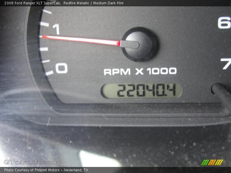 Redfire Metallic / Medium Dark Flint 2008 Ford Ranger XLT SuperCab