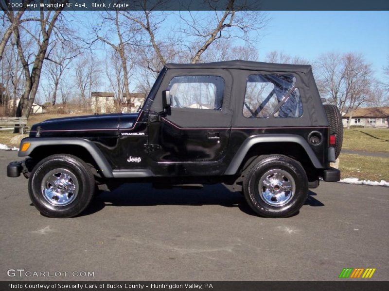 Black / Agate 2000 Jeep Wrangler SE 4x4