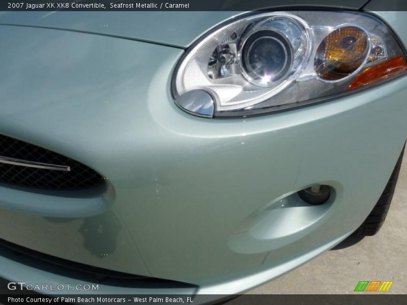 Seafrost Metallic / Caramel 2007 Jaguar XK XK8 Convertible