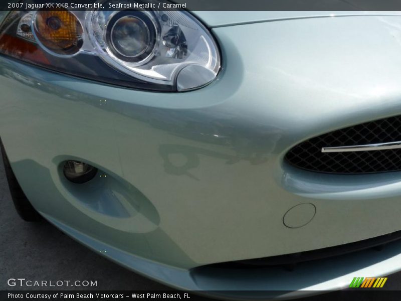 Seafrost Metallic / Caramel 2007 Jaguar XK XK8 Convertible