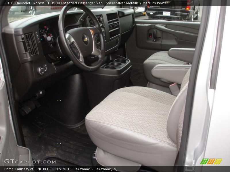  2010 Express LT 3500 Extended Passenger Van Medium Pewter Interior