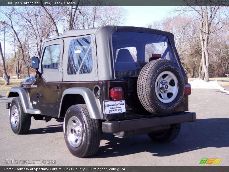 Black / Agate 2000 Jeep Wrangler SE 4x4
