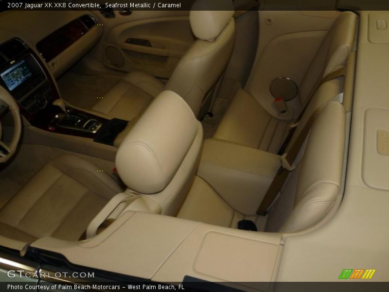 Seafrost Metallic / Caramel 2007 Jaguar XK XK8 Convertible