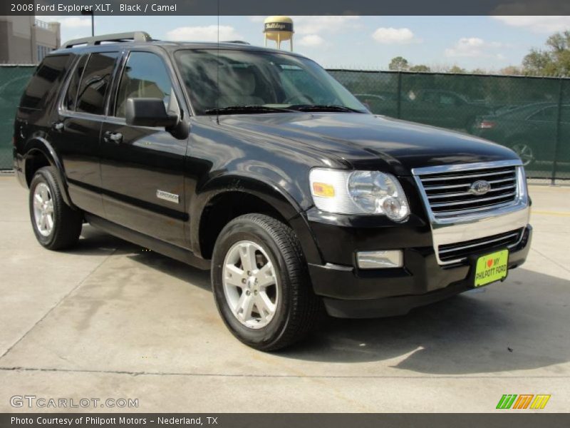 Black / Camel 2008 Ford Explorer XLT