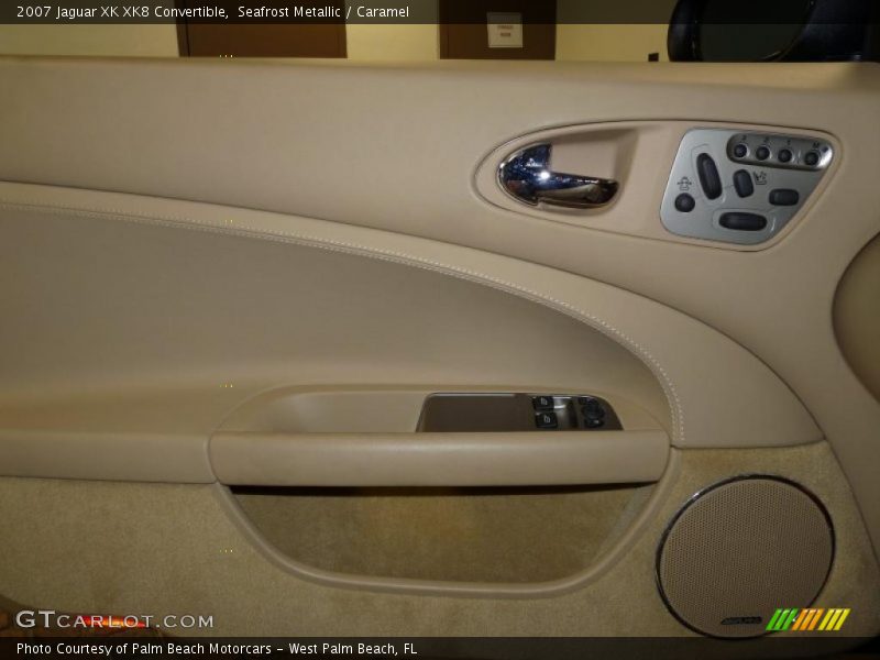 Seafrost Metallic / Caramel 2007 Jaguar XK XK8 Convertible