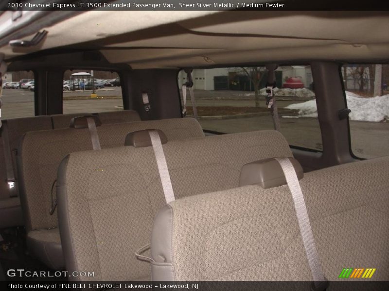  2010 Express LT 3500 Extended Passenger Van Medium Pewter Interior