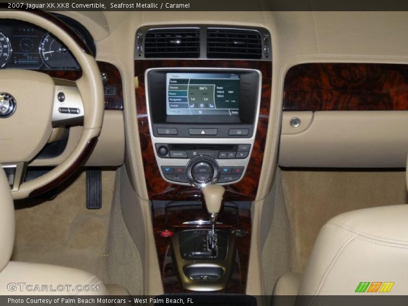 Seafrost Metallic / Caramel 2007 Jaguar XK XK8 Convertible