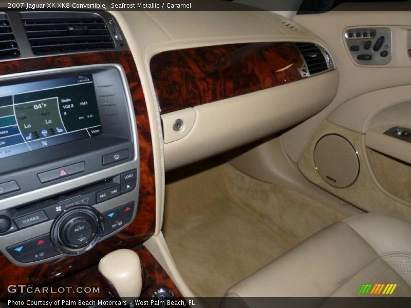 Seafrost Metallic / Caramel 2007 Jaguar XK XK8 Convertible