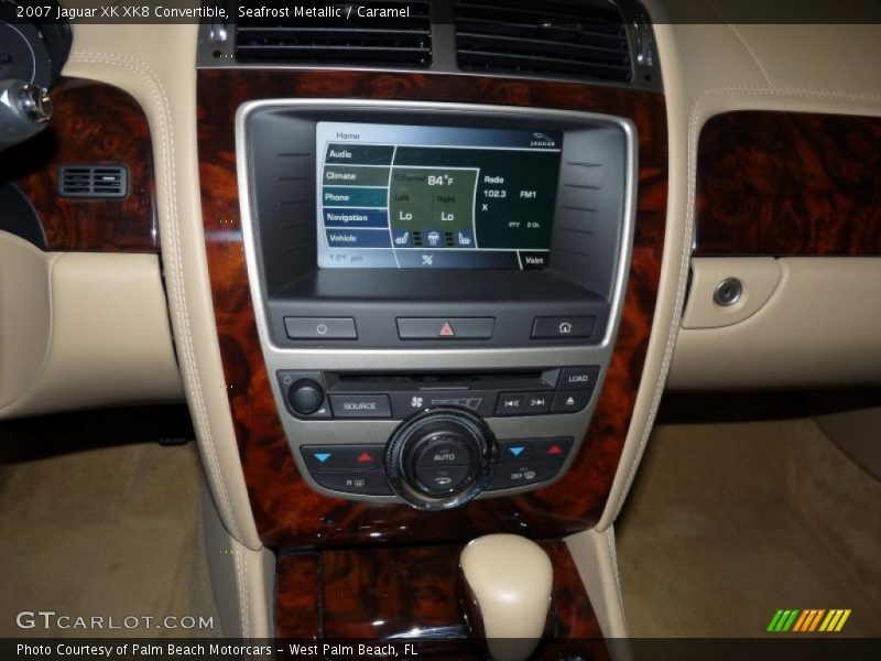 Seafrost Metallic / Caramel 2007 Jaguar XK XK8 Convertible