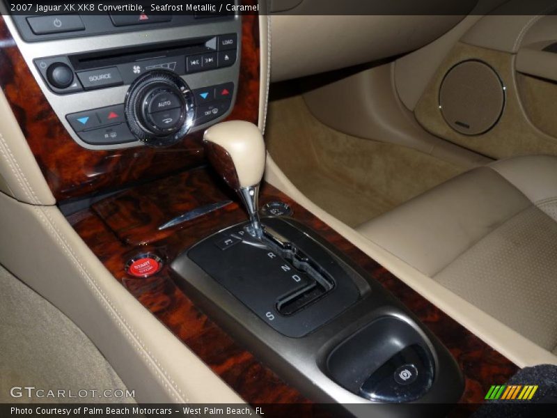 Seafrost Metallic / Caramel 2007 Jaguar XK XK8 Convertible