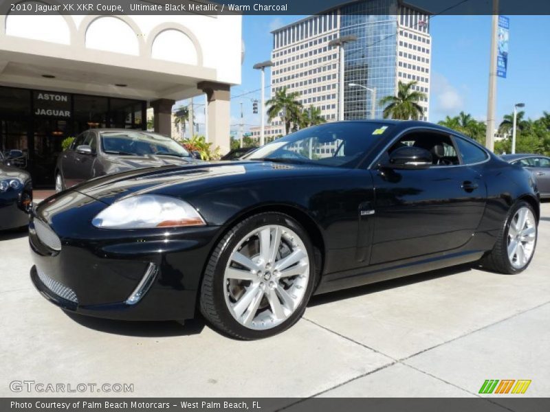 Ultimate Black Metallic / Warm Charcoal 2010 Jaguar XK XKR Coupe