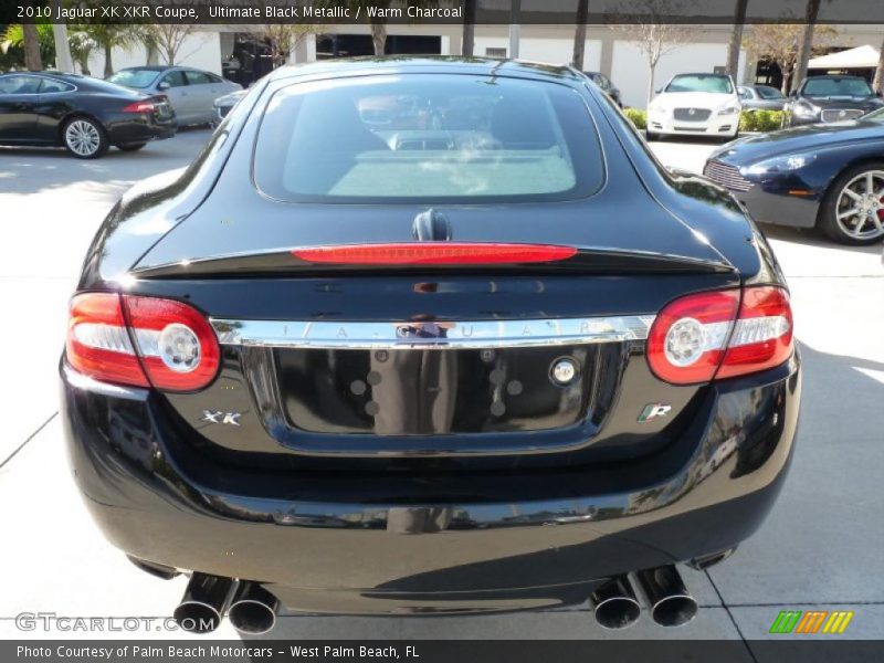 Ultimate Black Metallic / Warm Charcoal 2010 Jaguar XK XKR Coupe