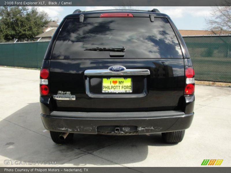 Black / Camel 2008 Ford Explorer XLT