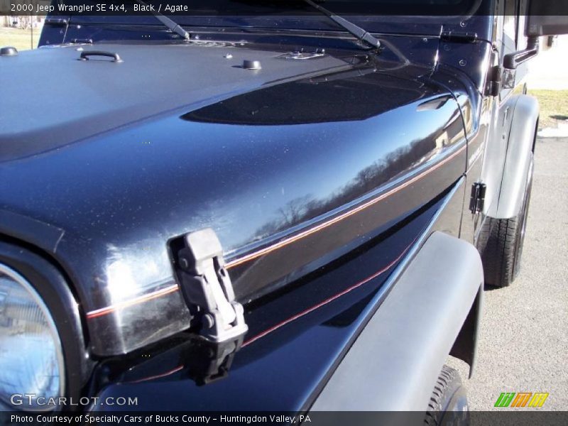 Black / Agate 2000 Jeep Wrangler SE 4x4