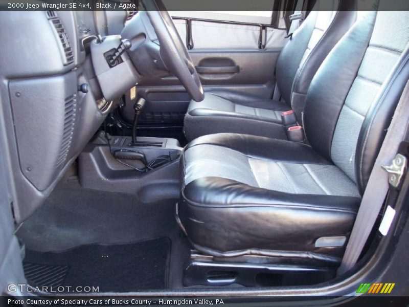  2000 Wrangler SE 4x4 Agate Interior