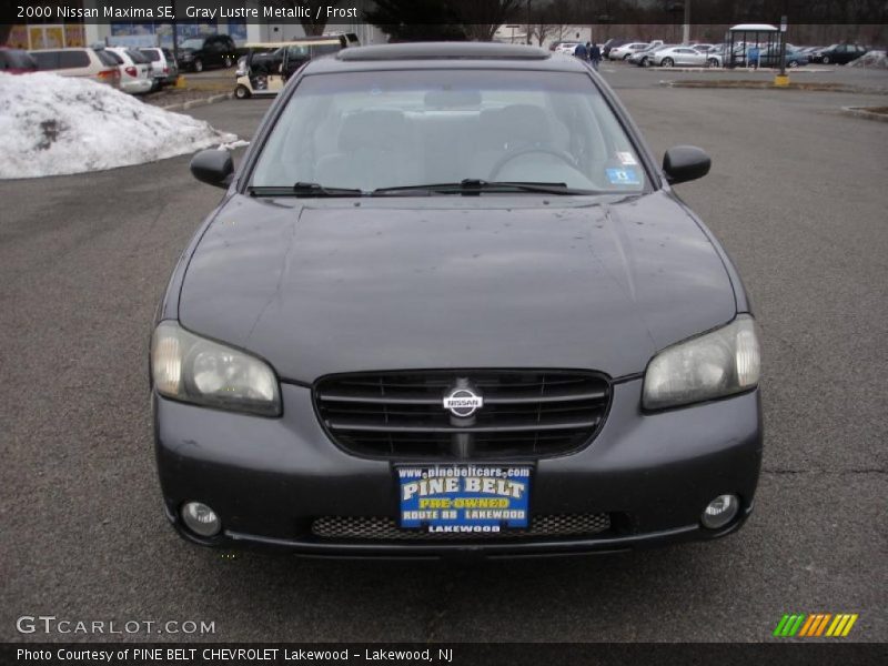Gray Lustre Metallic / Frost 2000 Nissan Maxima SE
