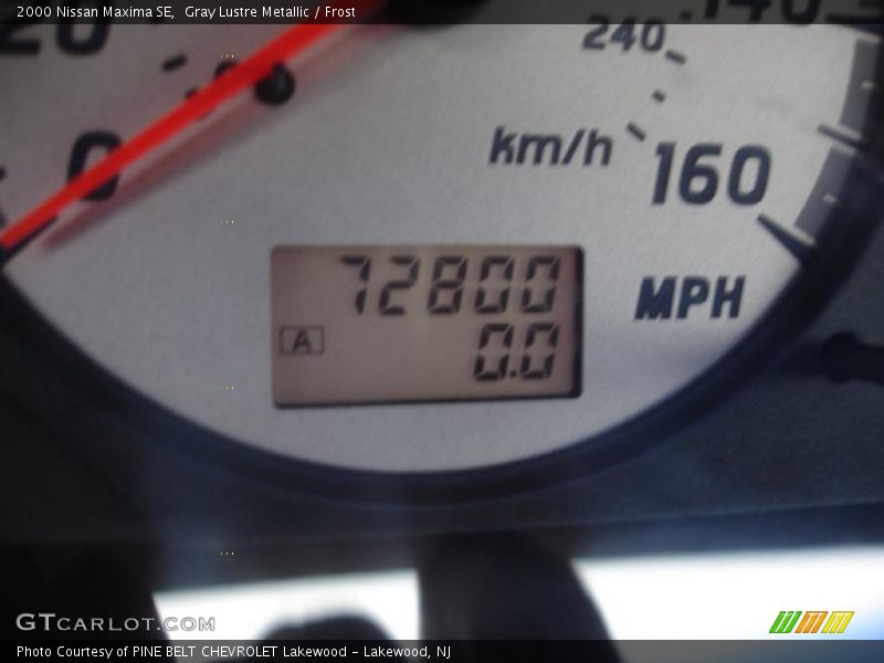 Gray Lustre Metallic / Frost 2000 Nissan Maxima SE