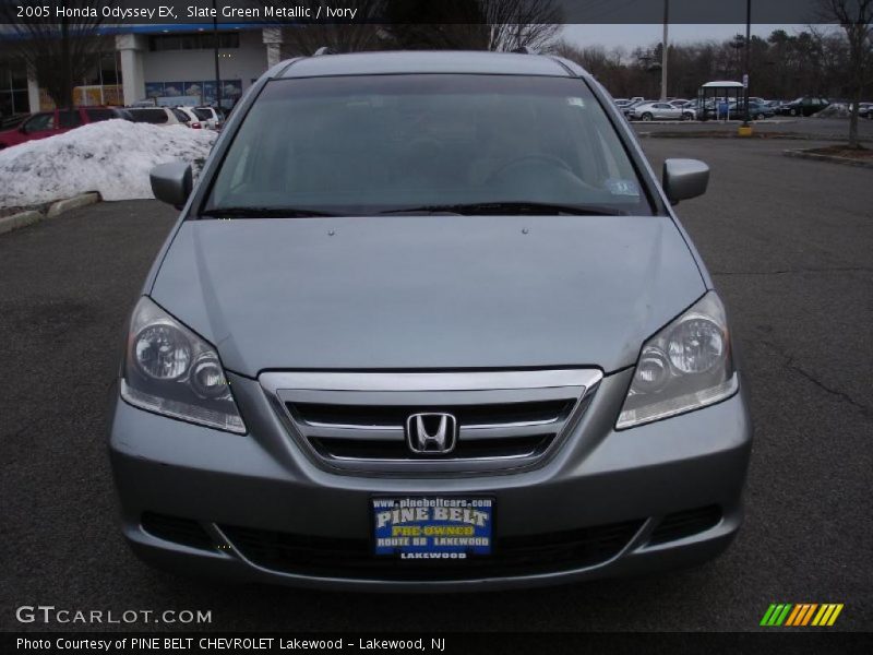 Slate Green Metallic / Ivory 2005 Honda Odyssey EX