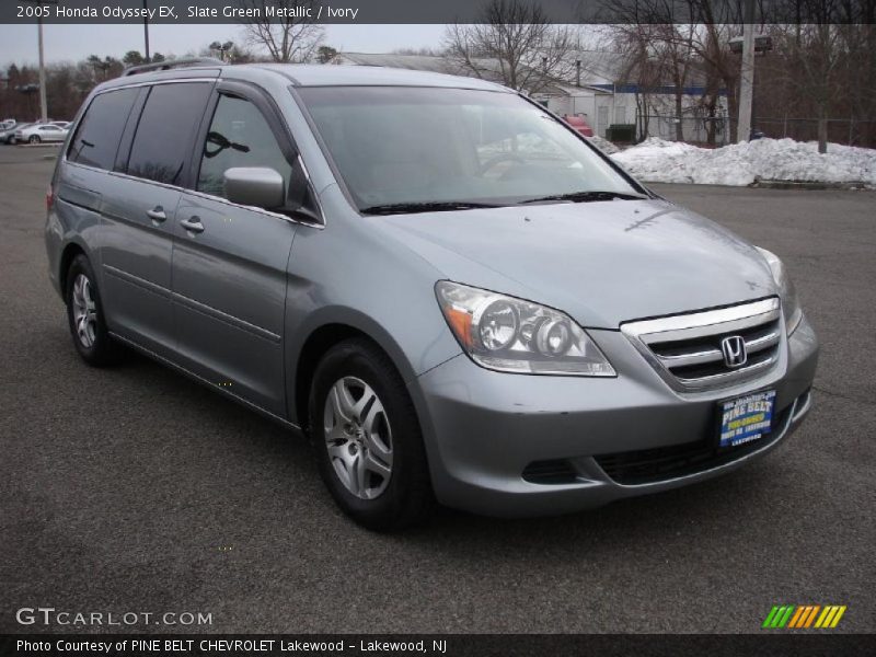 Slate Green Metallic / Ivory 2005 Honda Odyssey EX