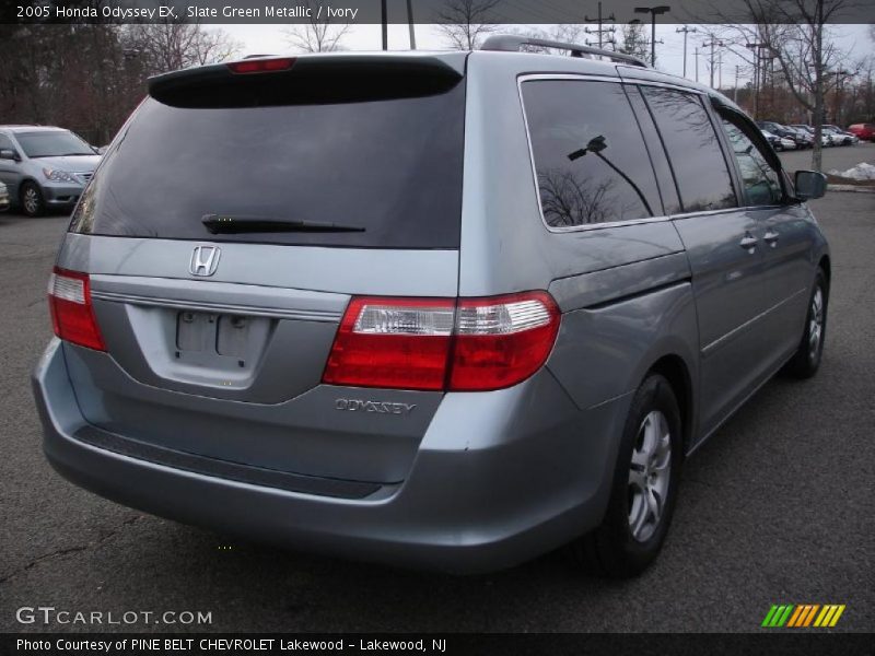Slate Green Metallic / Ivory 2005 Honda Odyssey EX