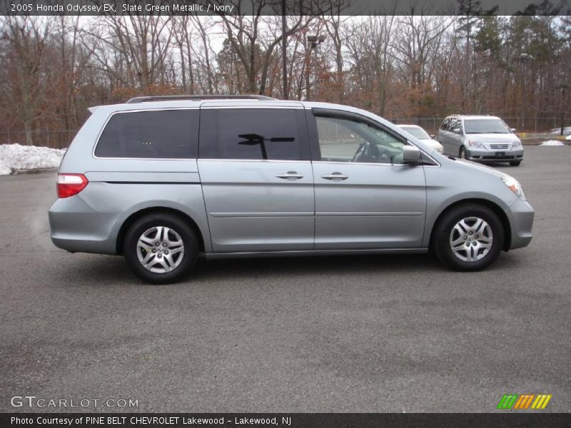 Slate Green Metallic / Ivory 2005 Honda Odyssey EX