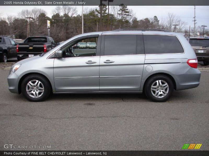 Slate Green Metallic / Ivory 2005 Honda Odyssey EX