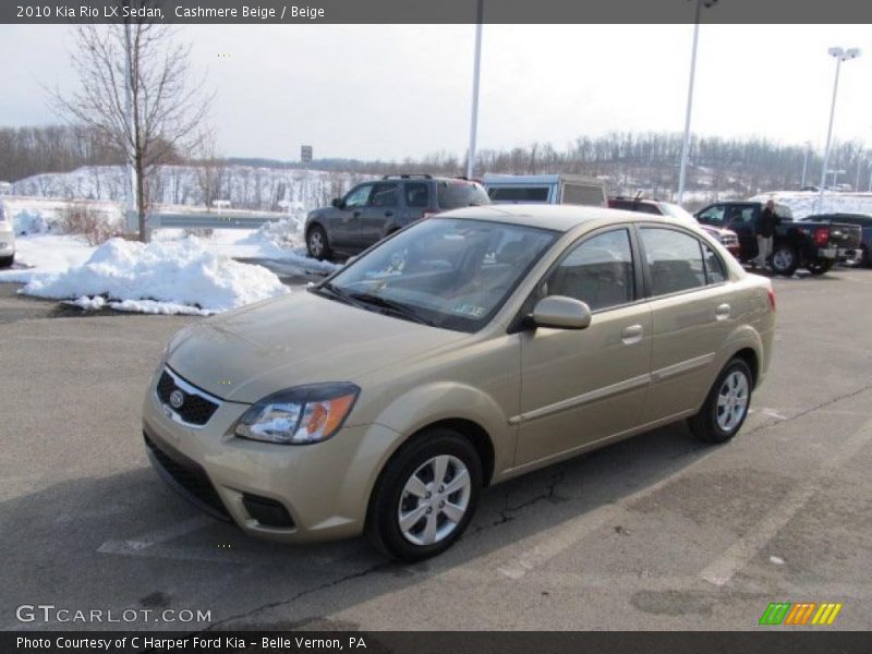 Cashmere Beige / Beige 2010 Kia Rio LX Sedan
