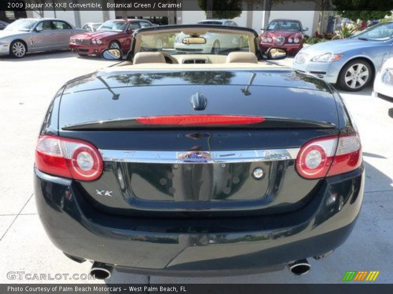 Botanical Green / Caramel 2009 Jaguar XK XK8 Convertible