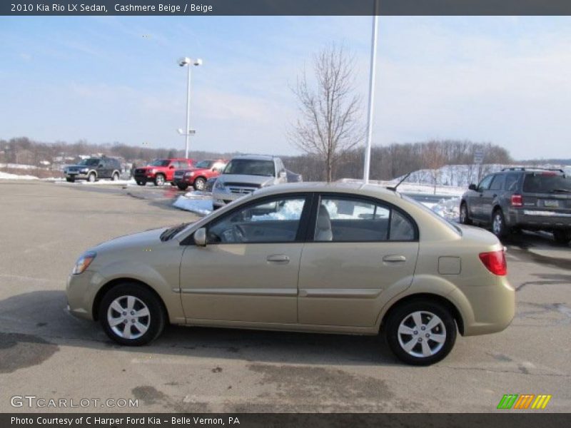 Cashmere Beige / Beige 2010 Kia Rio LX Sedan