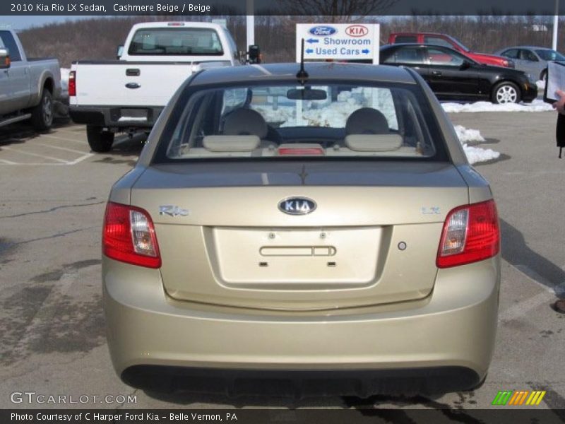 Cashmere Beige / Beige 2010 Kia Rio LX Sedan