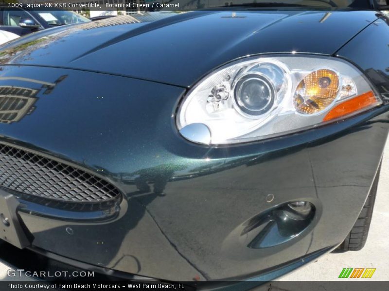 Botanical Green / Caramel 2009 Jaguar XK XK8 Convertible