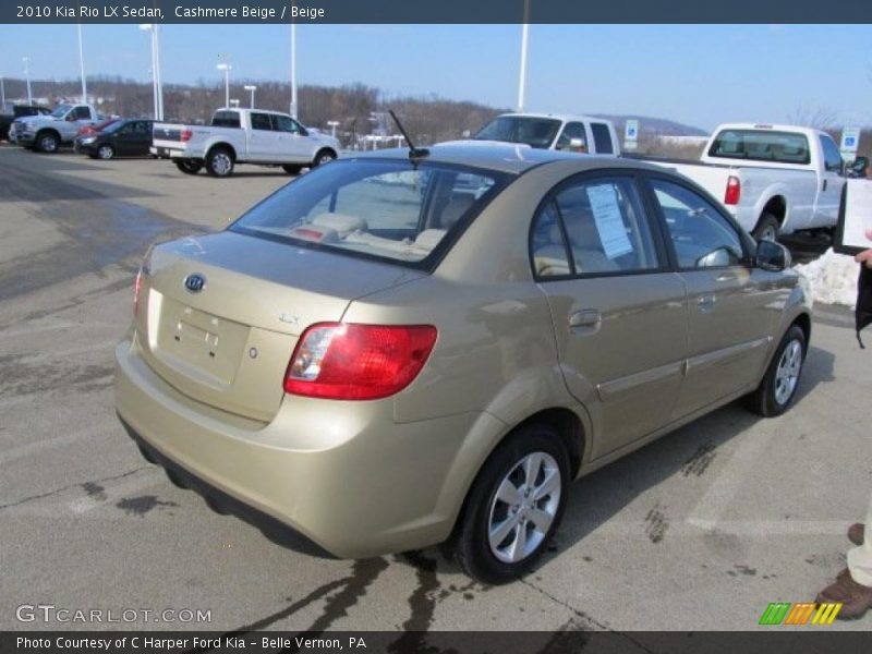 Cashmere Beige / Beige 2010 Kia Rio LX Sedan