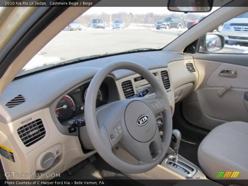 Cashmere Beige / Beige 2010 Kia Rio LX Sedan