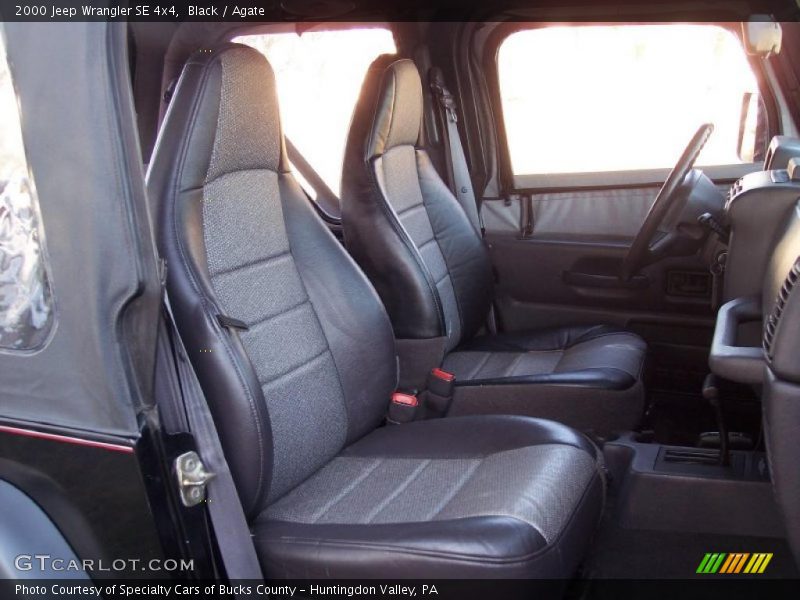  2000 Wrangler SE 4x4 Agate Interior
