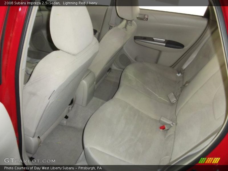 Lightning Red / Ivory 2008 Subaru Impreza 2.5i Sedan