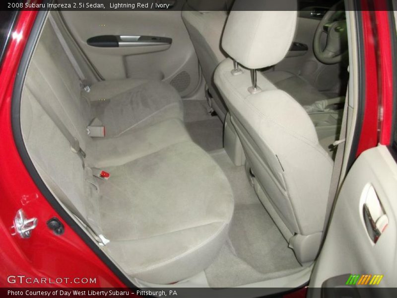 Lightning Red / Ivory 2008 Subaru Impreza 2.5i Sedan