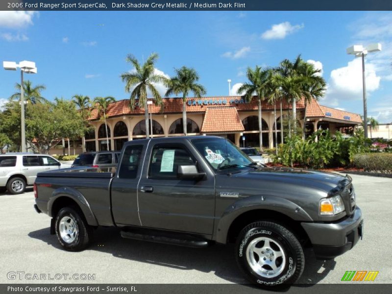 Dark Shadow Grey Metallic / Medium Dark Flint 2006 Ford Ranger Sport SuperCab